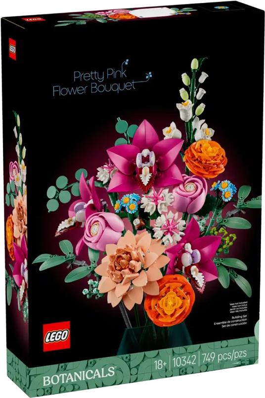 BOTANICALS Bouquet di fiori rosa