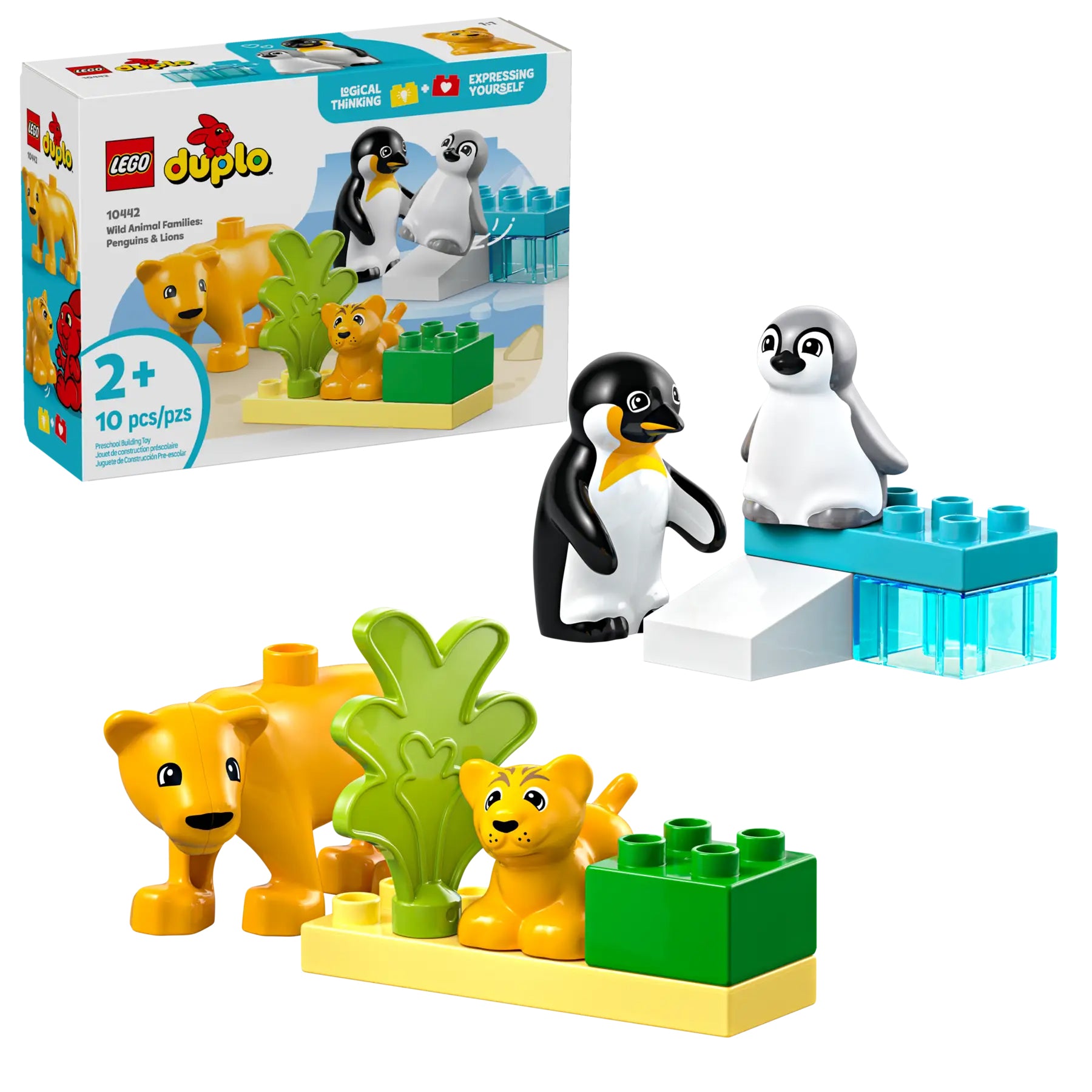 DUPLO FAMIGLIE DI ANIMALI: PINGUINI E LEONI 10442