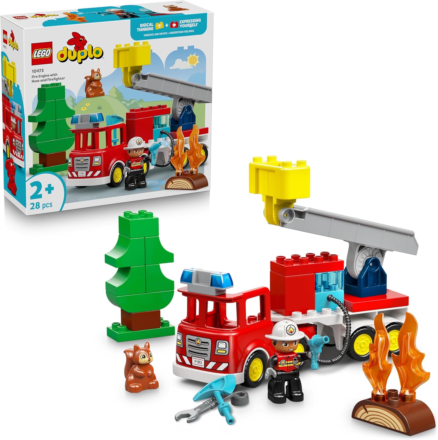 DUPLO Autopompa con manichetta e pompiere