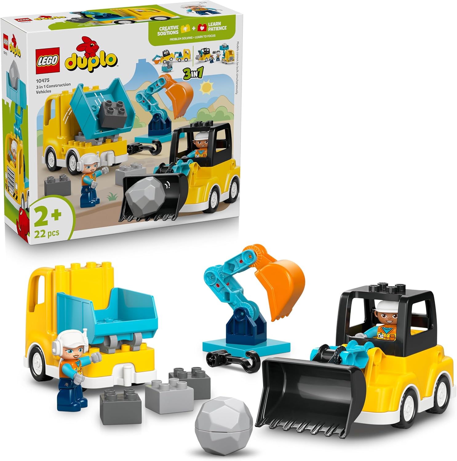 DUPLO Veicoli da Cantiere 3 in 1