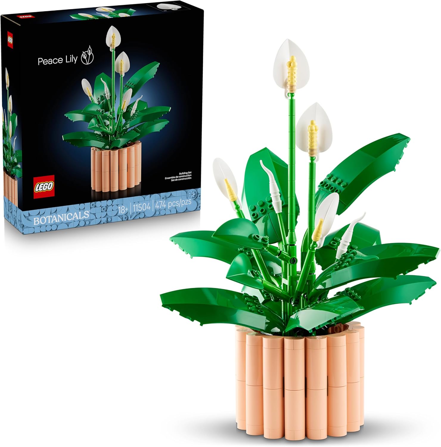 Botanicals 11504 – spatifillo pianta artificiale con vaso
