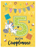 BIGLIETTO 5 ANNI C/FOIL