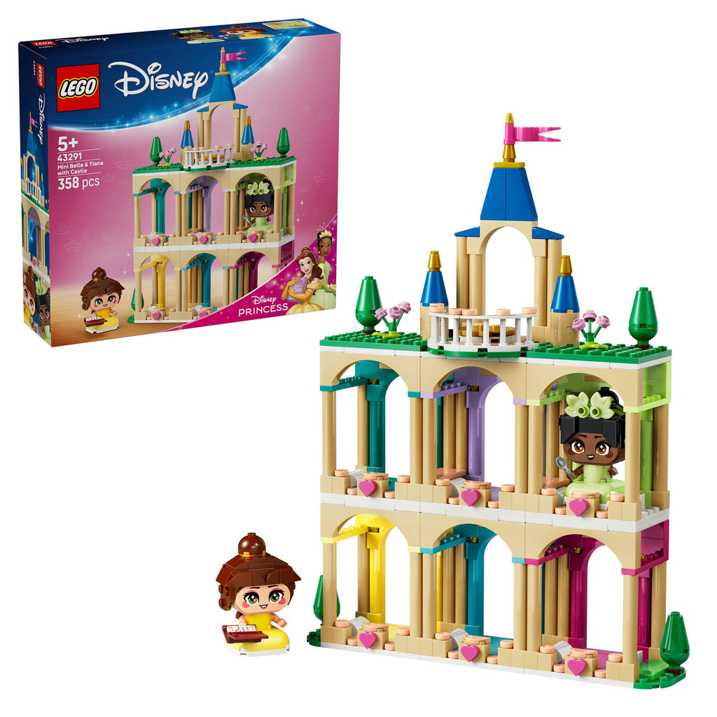 DISNEY MINI-BELLE E MINI-TIANA CON CASTELLO 43291