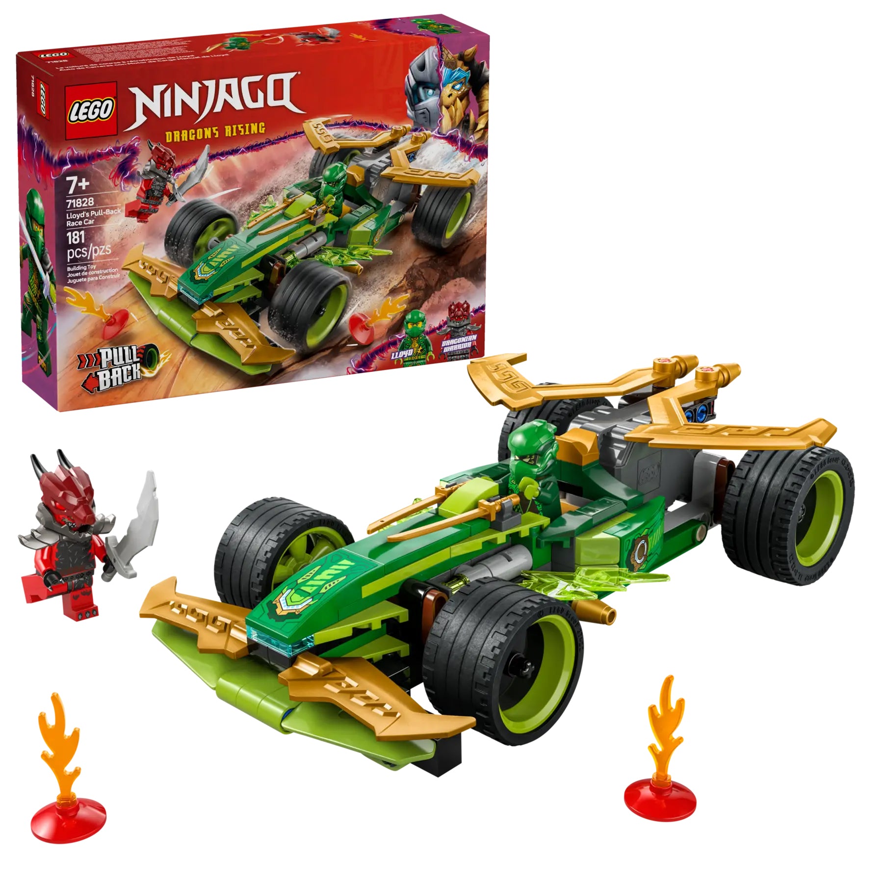 NINJAGO RACER PULL-BACK DI LLOYD 71828