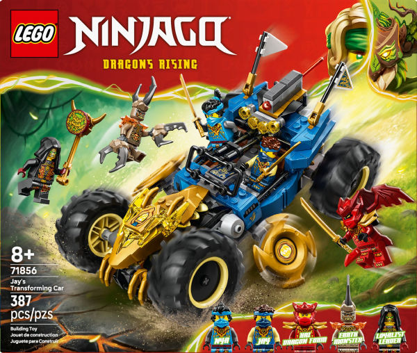 NINJAGO 2 in 1 Auto Mutaforma di Jay