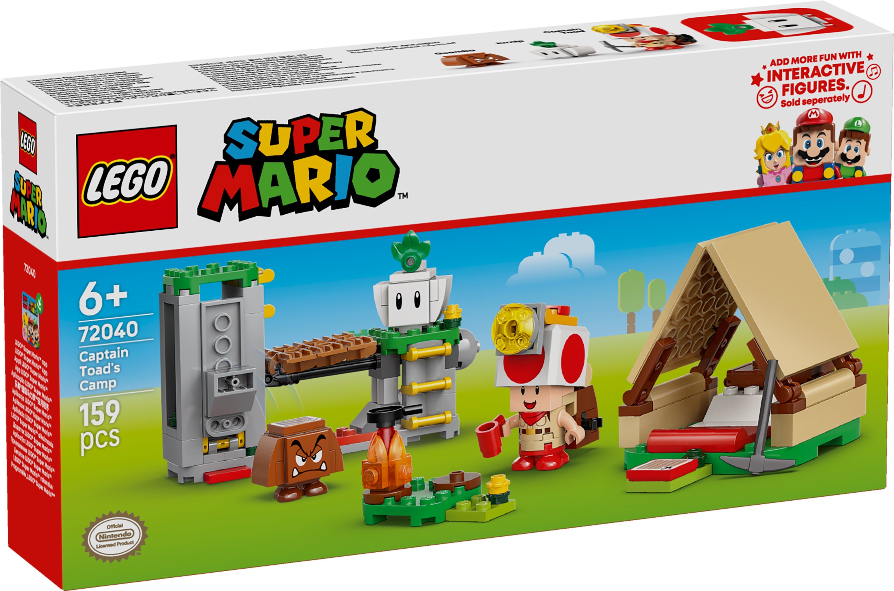 SUPERMARIO CAMPEGGIO CON CAPITAN TOAD 72040