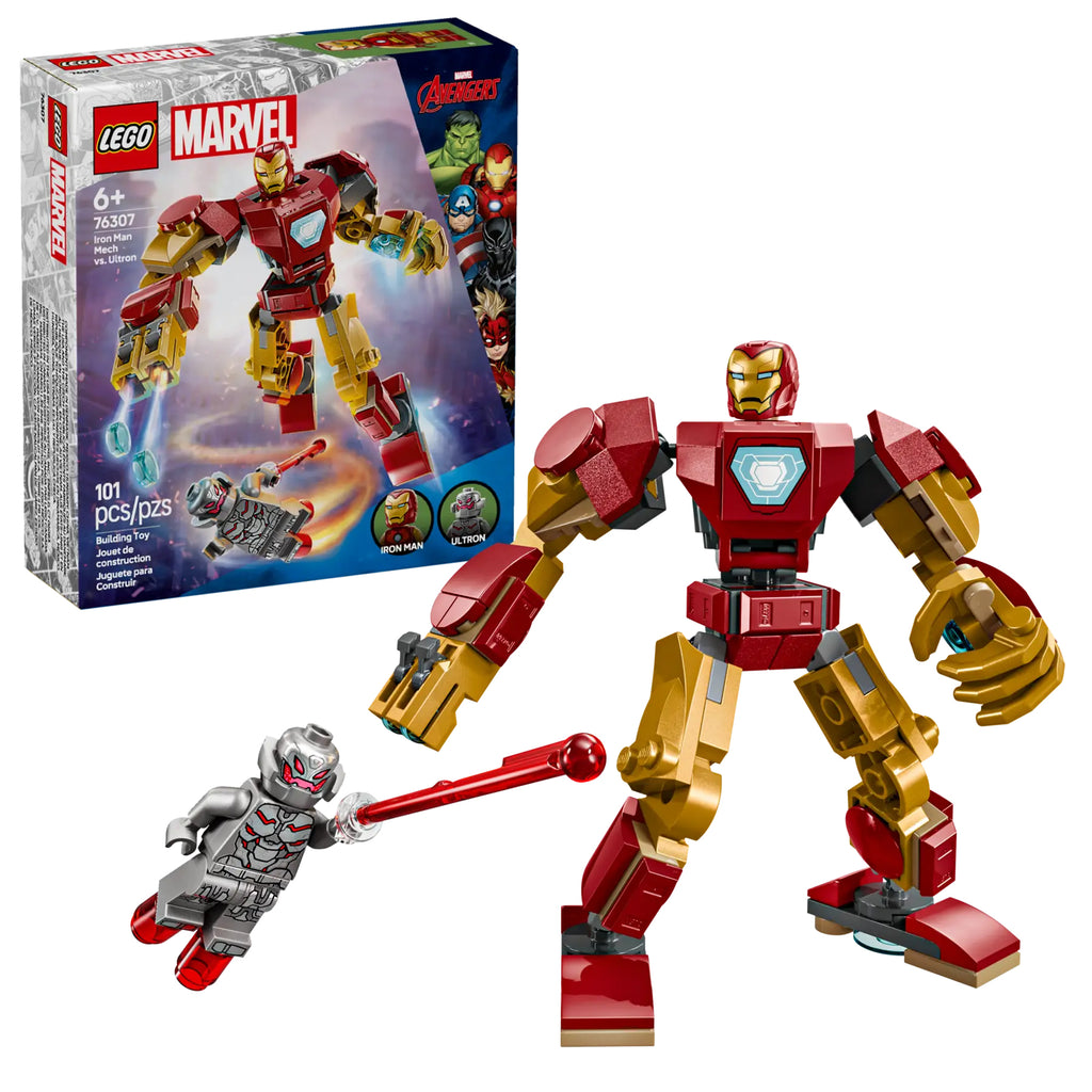 SUPER HEROES MECH DI IRON MAN CONTRO ULTRON 76307