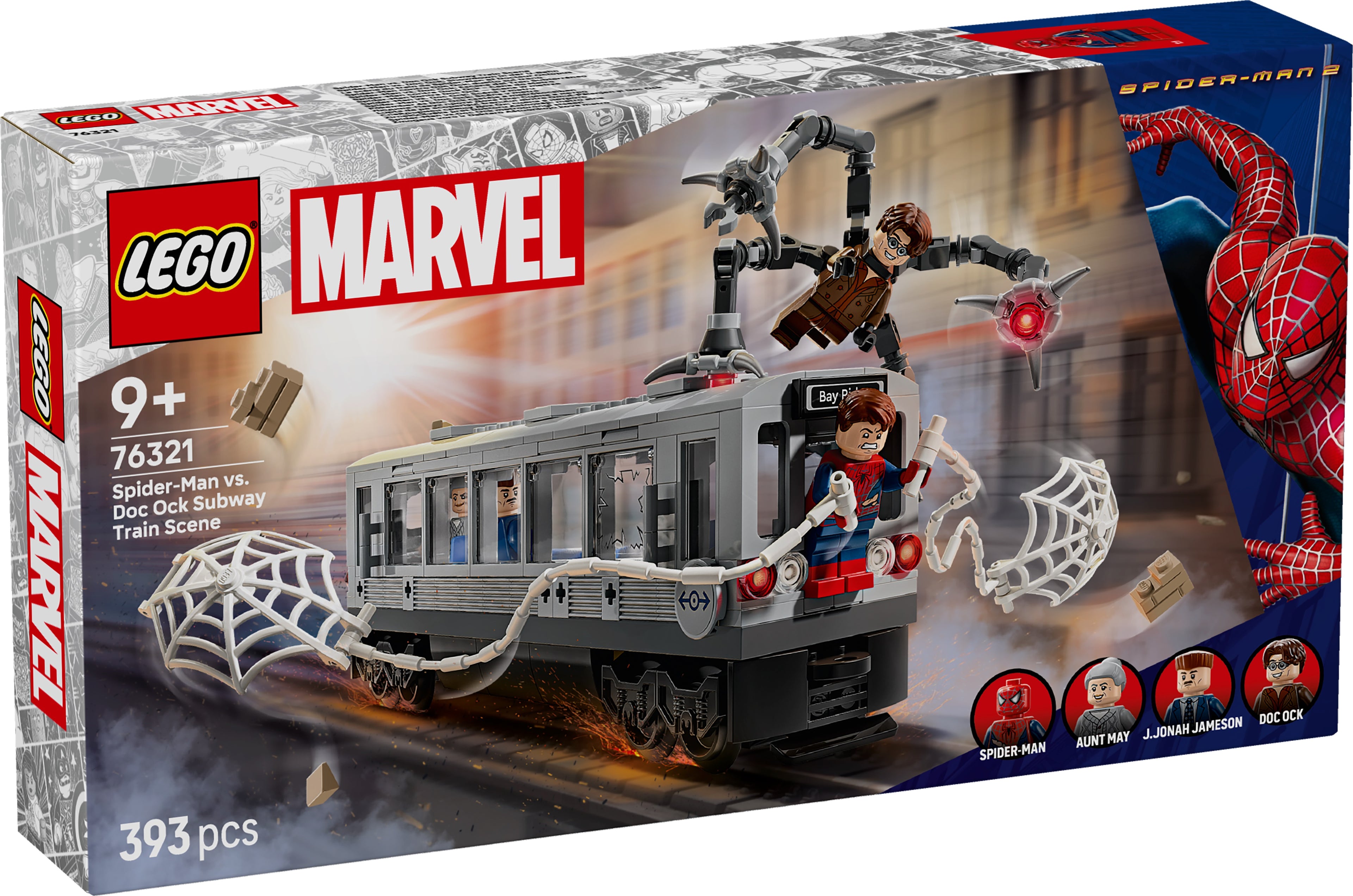 marvel SUPER HEROES SPIDERMAN CONTRO DOC OCK: DUELLO SUL TRENO 76321