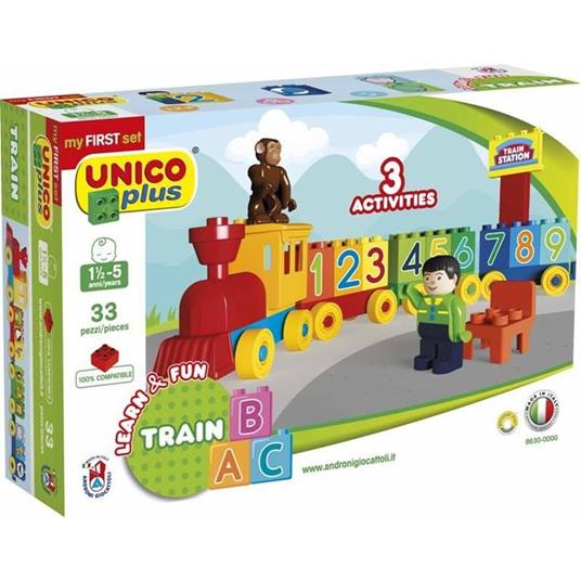 unicoplus Costruzioni Treno 33 Pezzi 08630