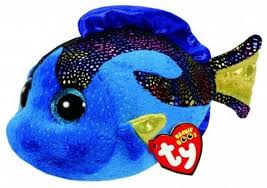 PELUCHE TY PESCE AQUA 15CM