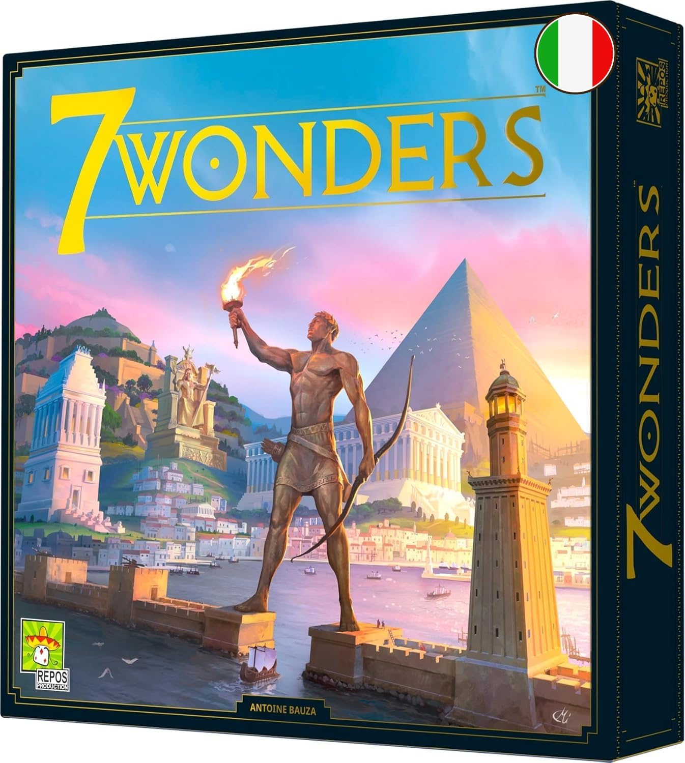 7 Wonders - Gioco da Tavolo Competitivo, Draft di Carte, 10+ Anni, 3-7