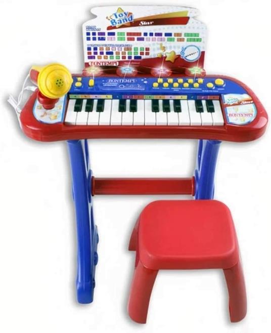 PIANOLA  Elettronica con sgabello e microfono BONTEMPI