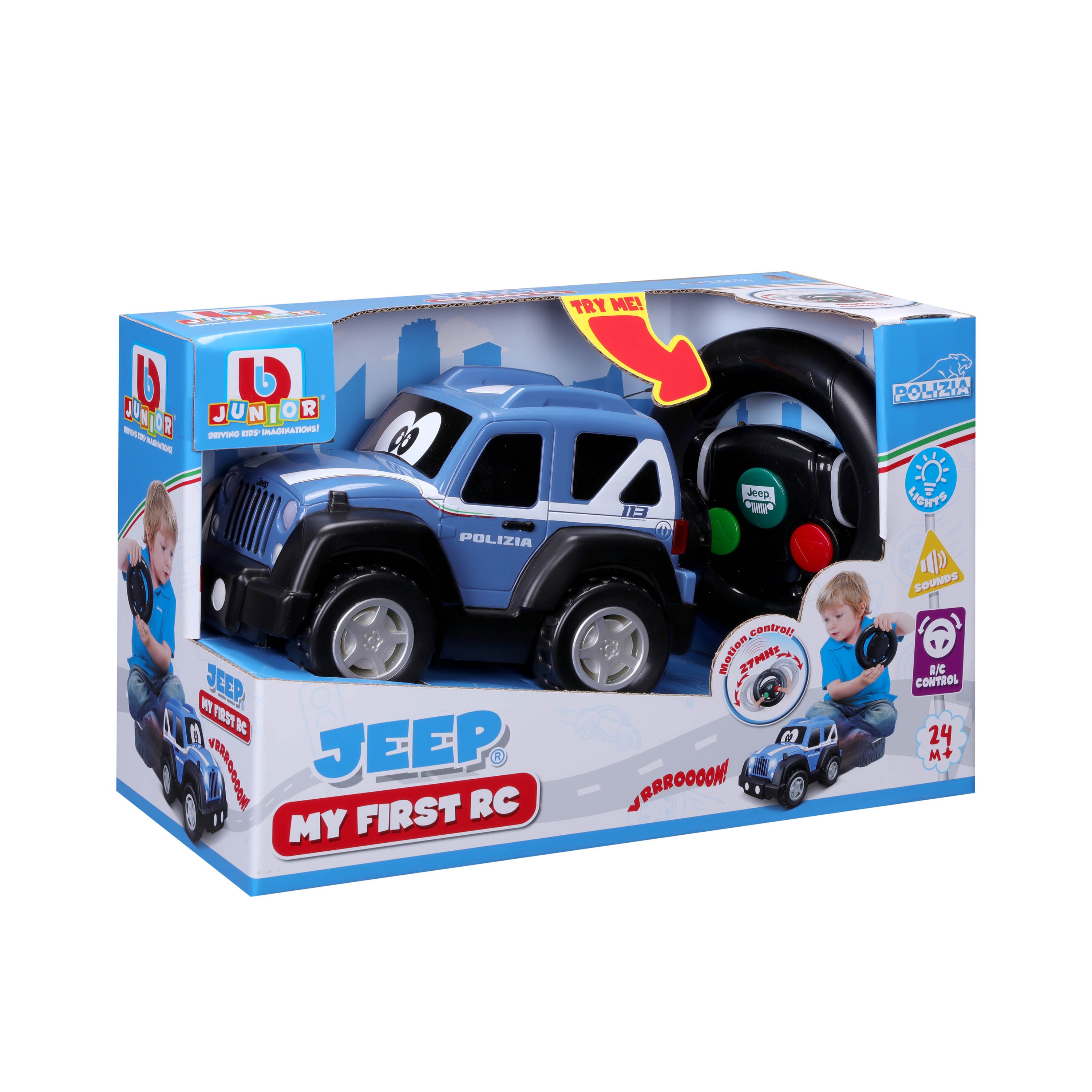 JEEP MY FIRST RC POLIZIA