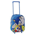 Zaino Per Bambini Carrello 3D Sonic