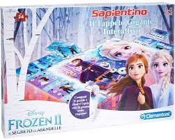 Tappeto Gigante INTERATTIVO FROZEN -Puzzle Bambini 24 Maxi Pezzi
