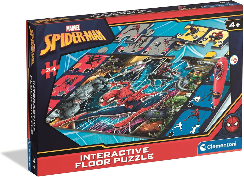 Puzzle Interattivo da Pavimento Spiderman, 24 Pezzi