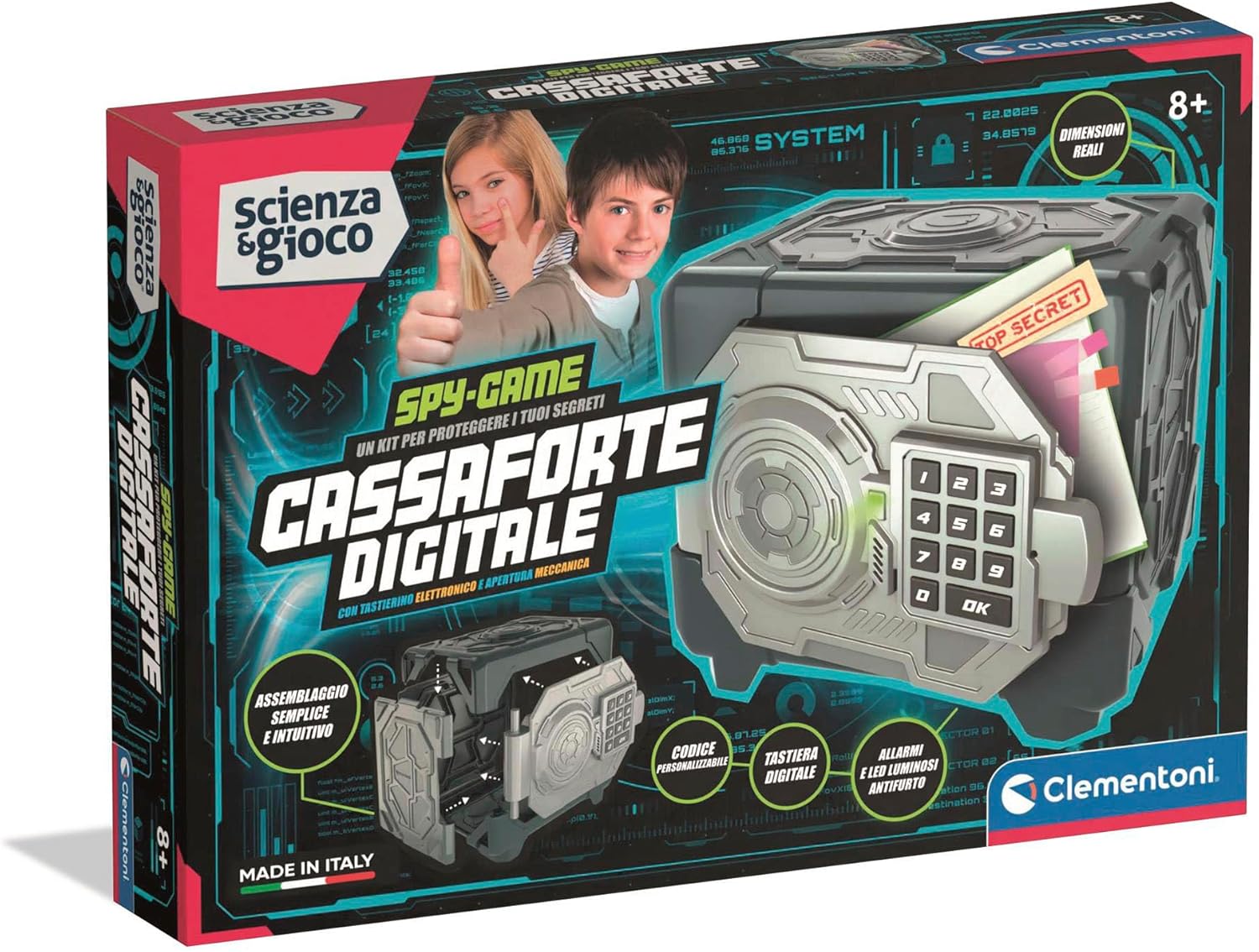 Spy Game Cassaforte Digitale, Assembla la Cassaforte e Custodisci i Tuoi Segreti