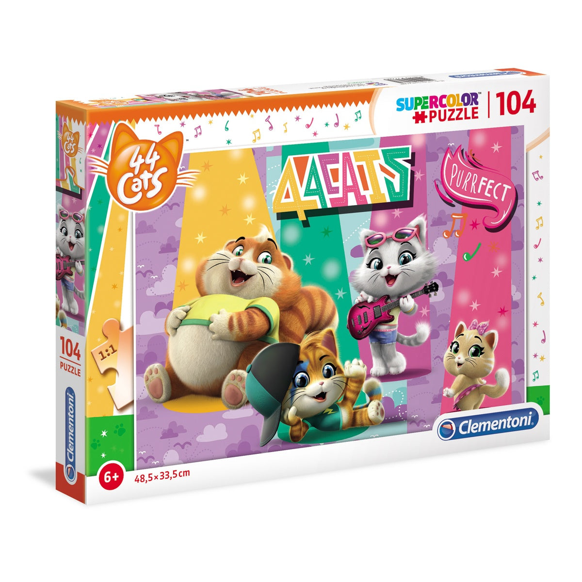 PUZZLE 104 PEZZI 44 GATTI