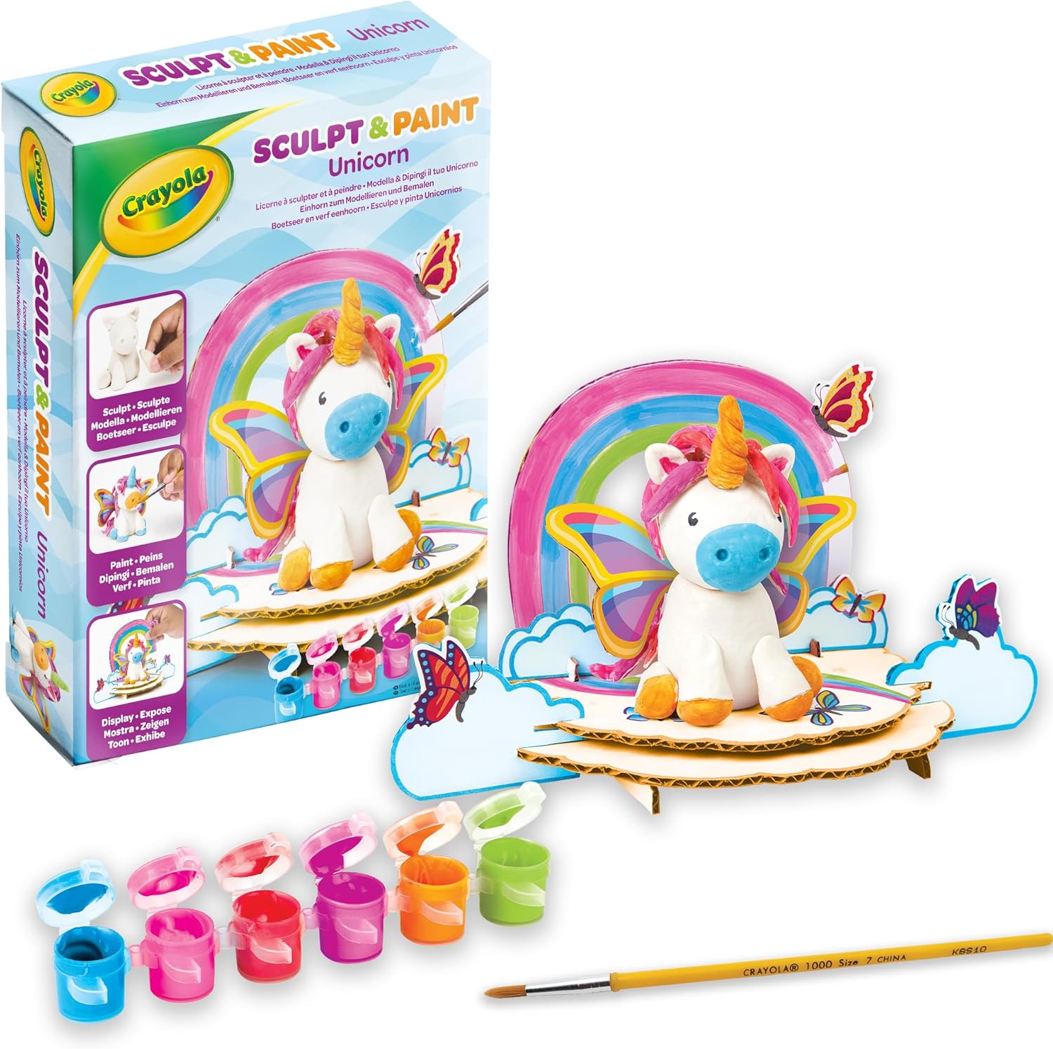 SET MODELLA & DIPINGI IL TUO UNICORNO CRAYOLA