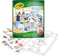 Album da colorare con Sticker, Soggetto Bluey, 32 Pagine Divertenti