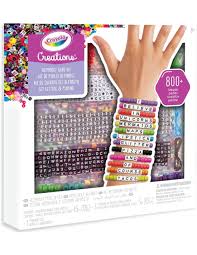 CREATIONS SET LETTERE E PERLINE CREA BRACCIALI