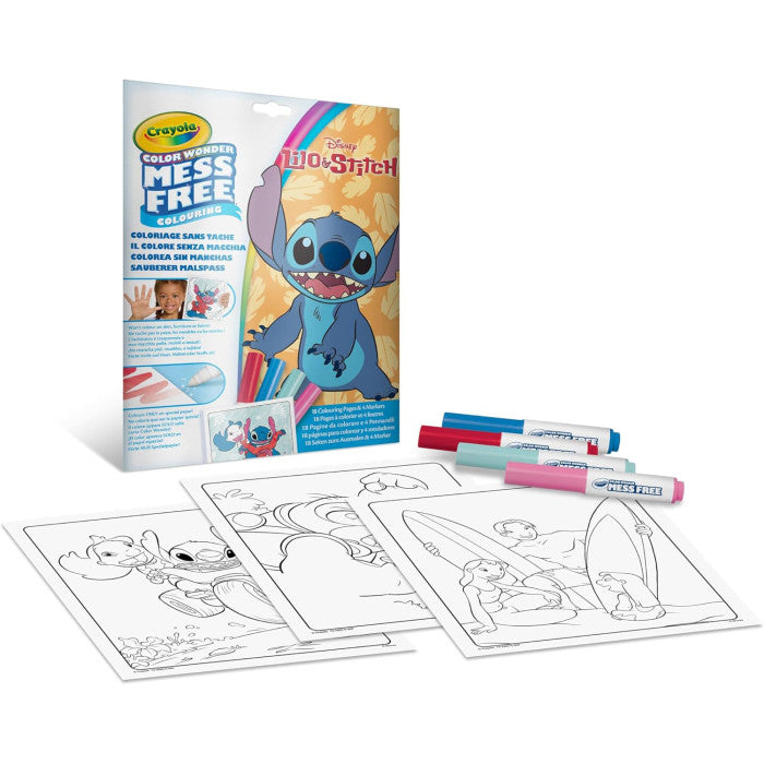 STITCH ALBUM COLORING 18 PAGINE 4 PENNARELLI MAGICI