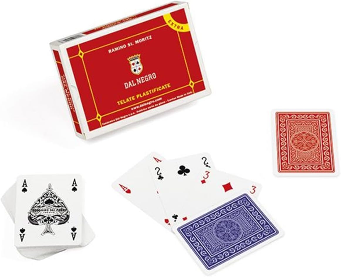 DAL NEGRO Carte Poker Ramino St.Moritz Extra