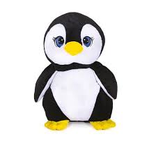 PINGUINO 60CM OCCHI RICAM CARTOON GLITTE