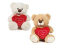 SV ORSO 2COL. H23CM C/TASCA CUORE C/VELC
