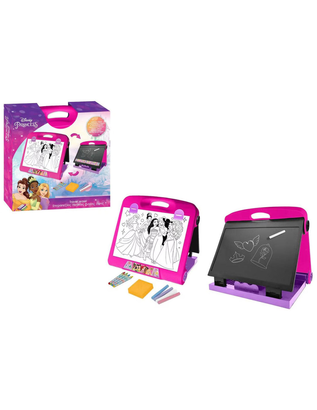 Lavagnetta Portatile con Accessori Disney PRINCIPESSE