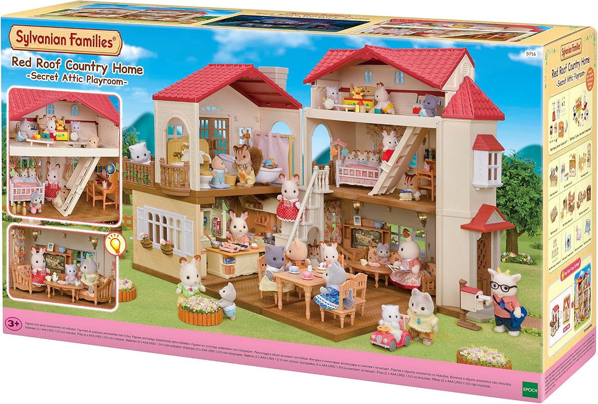 SYLVANIAN FAMILIES  CASA GRANDE CON LUCI- ATTICO SEGRETO