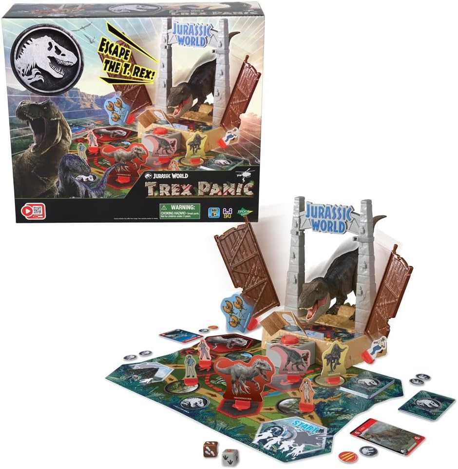 Jurassic World - T-Rex Panic, Gioco d'Azione ed Avventura con Dinosauri