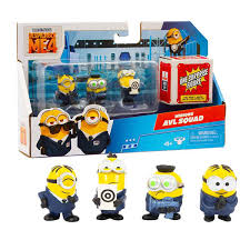 Minions set 4 personaggi da 5cm