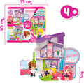 Pinypon - Professioni 3 in 1 , scuola, parrucchiere o cucina, include 3 personaggi, contiene accessori