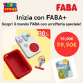 FABA Faba+ Il raccontastorie interattivo FBC10003 - STARTER SET OMAGGIO: GUSCIO PROTETTIVO + LIBRICINO