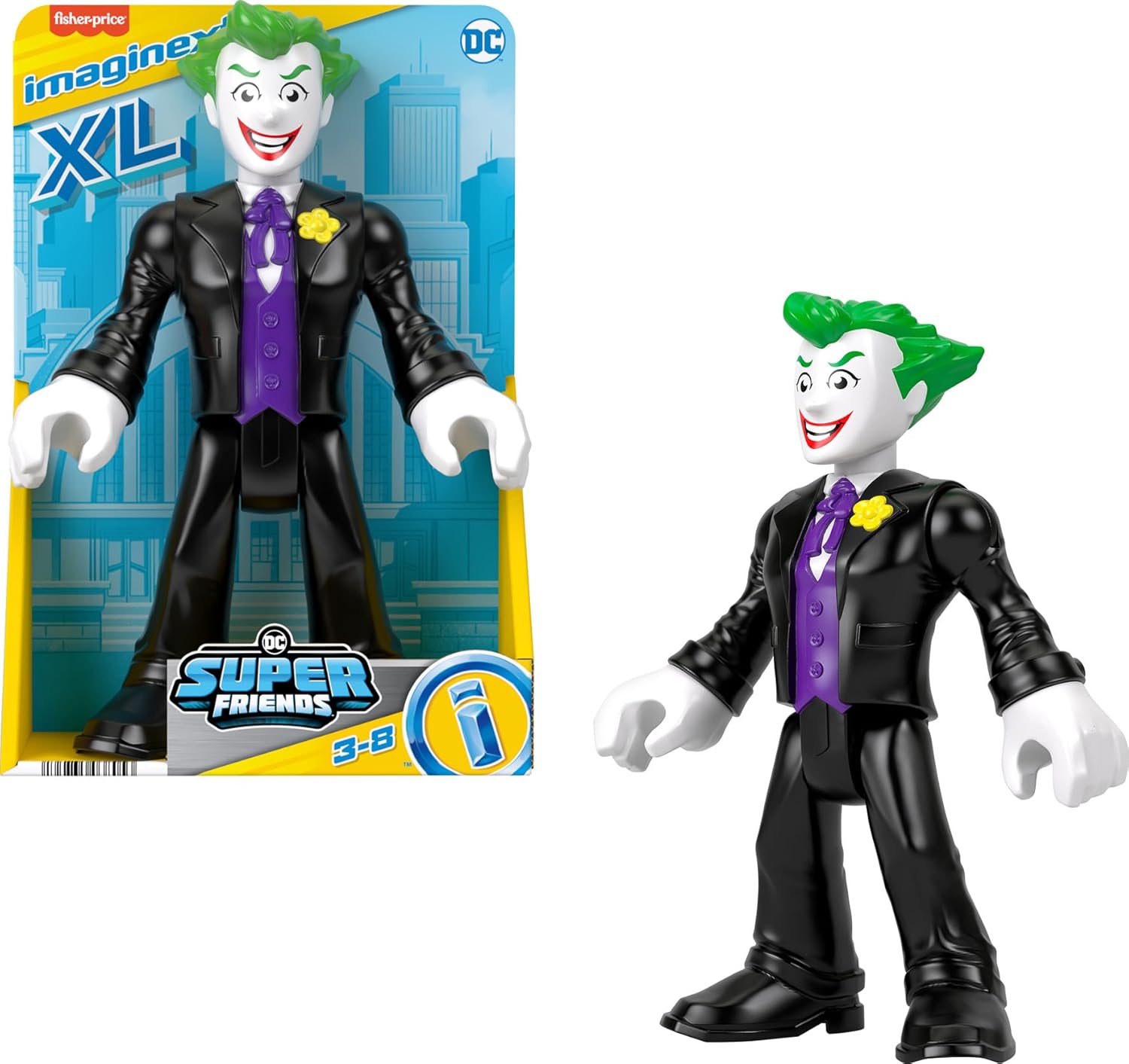 Imaginext DC Super Friends giocattolo prescolare Joker XL