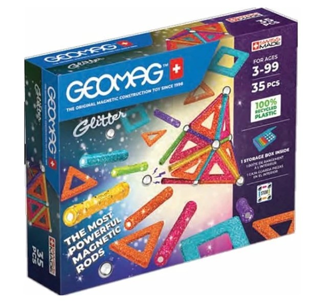 GEOMAG GLITTER PANELS RECYCLED 35 PCS 535