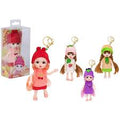 FASHION DOLL 18CM C/PORTACHIAVE FRUTTA 4ASS