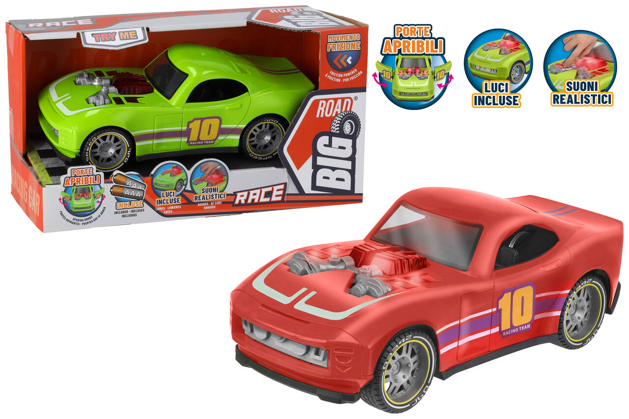 AUTO SPORT FRIZIONE B/O C/LUCI/SUONI TRY ME 2COL
