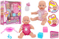 BAMBOLOTTO C/FUNZIONE BOLLE 30CM C/ACCES 3COL.