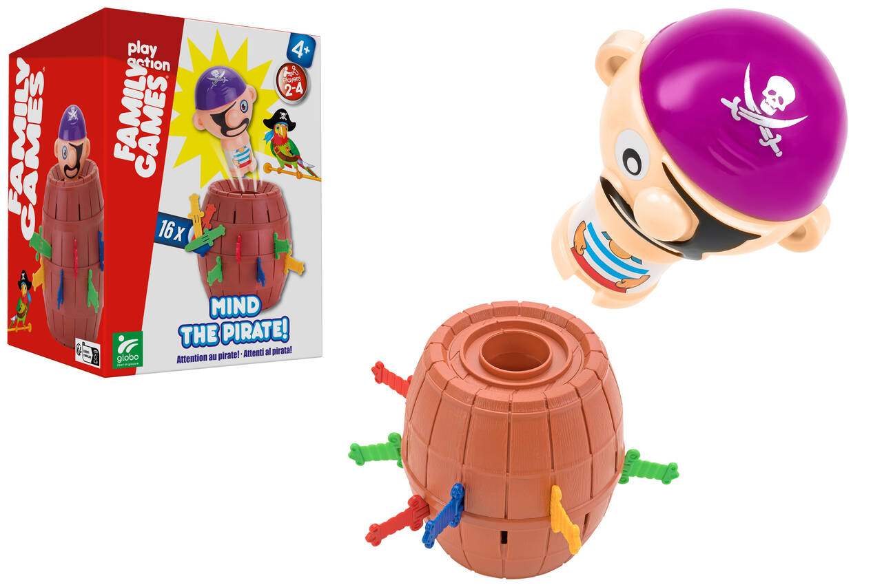 GIOCO DEL PIRATA NELLA BOTTA C/16 SPADE