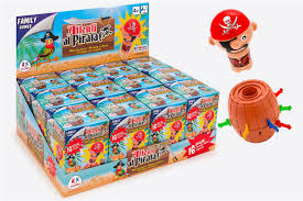 GIOCO DEL PIRATA NELLA BOTTE 16 SPADE 12PZ D/BOX