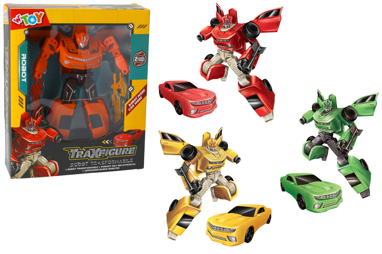TRAXFIGURE ROBOT 4 COL ASSORTITI