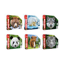 PUZZLE ANIMALI 100-230-236-238PZ 6 ASS