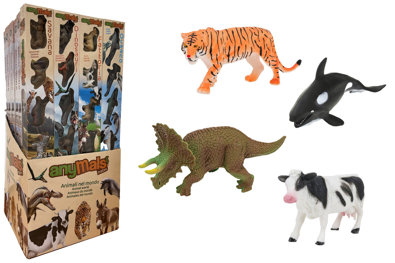 ANIMALI 6PZ 4 ASS 24PZ D/BOX