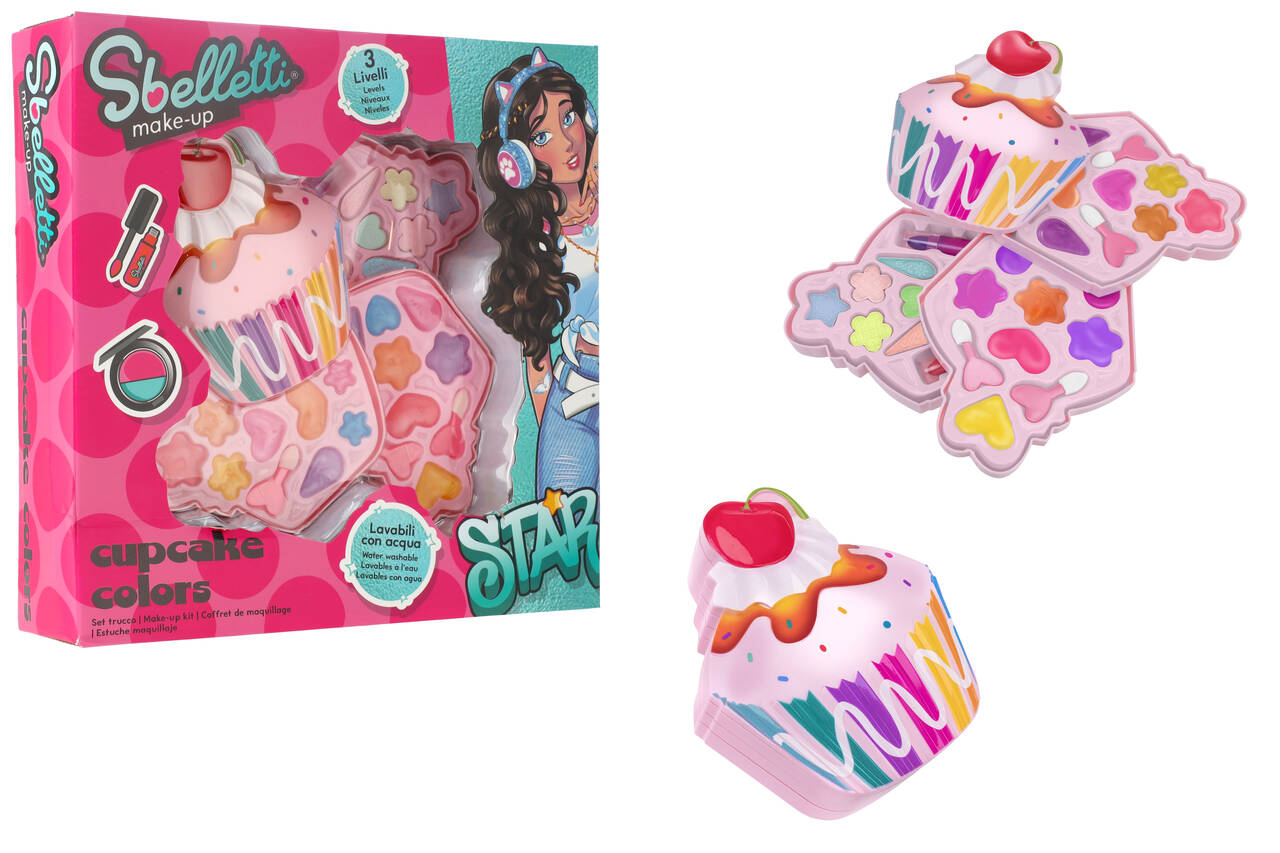 COFANETTO TRUCCHI CUPCAKE 3 LIVELLI
