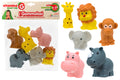 GOMMOLOSI ANIMALI DELLO ZOO 6PZ