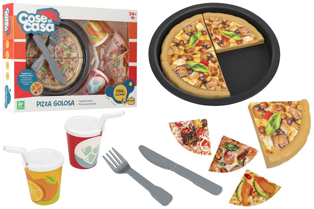 SET GIOCO PIZZA GOURMET C/ POSATE/2 BIBITE