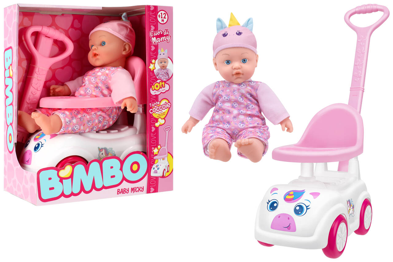 BAMBOLOTTO CM41 MORBIDO C/CAVALCABILE UNICORNO