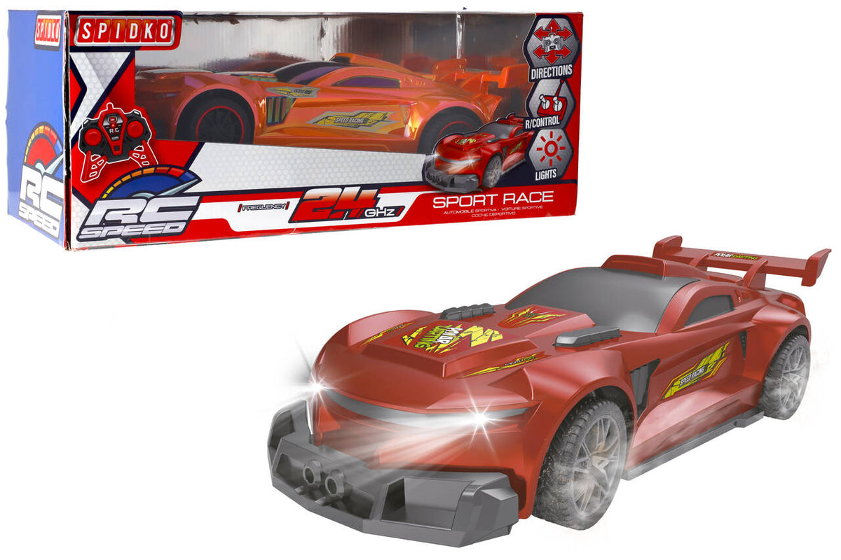 AUTO SPORT R/C 1:10 2,4GHZ 7F C/LUCI 2 COL